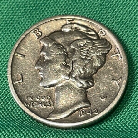 1942 Silver Mercury War Dime Brilliant Circulated Coin  205171953111 - Picture 6 of 6